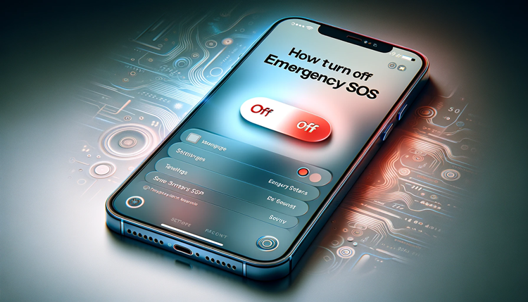 How to Turn off Emergency SOS on iPhone 13